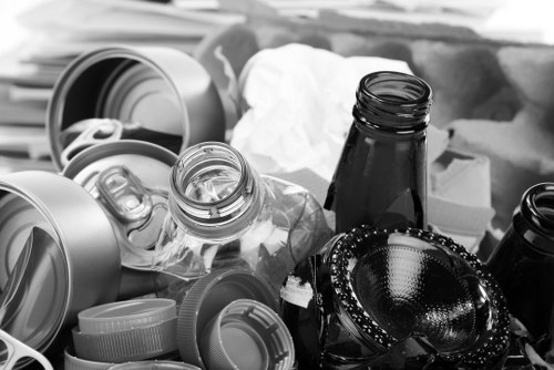 Workers removing bulky waste during a house clearance