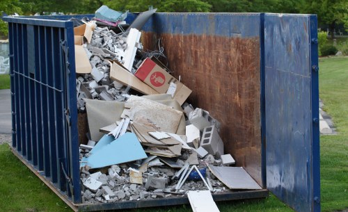Professional flat clearance team in action in Purley